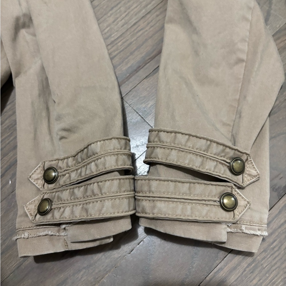 White House Black Market WHBM Pioneer Khaki Prairie Field Jacket 6 - Picture 8 of 10